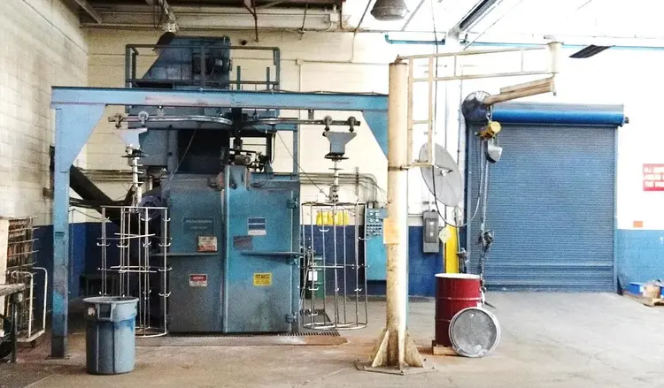 Used 1994 PANGBORN ES-1881 Spinner Hanger Shot Blaster Pennsylvania US | Shot Blasting Equipment #235543
