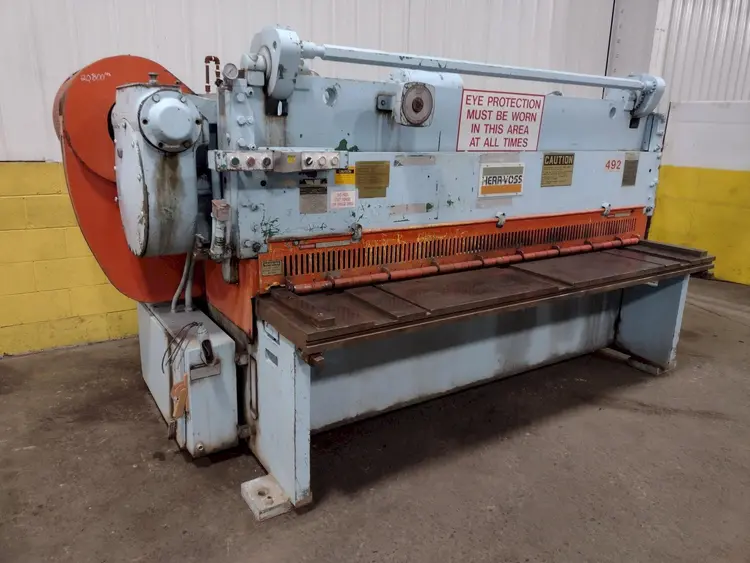 Used HERR VOSS 0608 Power Squaring Shears (Inch) Ohio US | Yoder Brothers machinery #91892