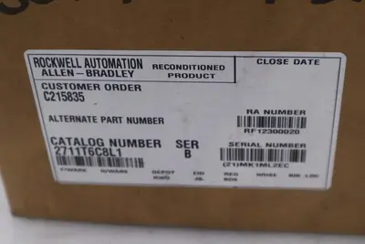 REFURBISHED Allen-Bradley 2711-T6C8L1 PanelView Terminal 2711T6C8L1 STOCK GF-258