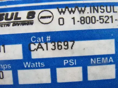 INSUL 8 3697 Hose Reel W/ 25' Active 10 awg 4/C 600V 20Amp Cable