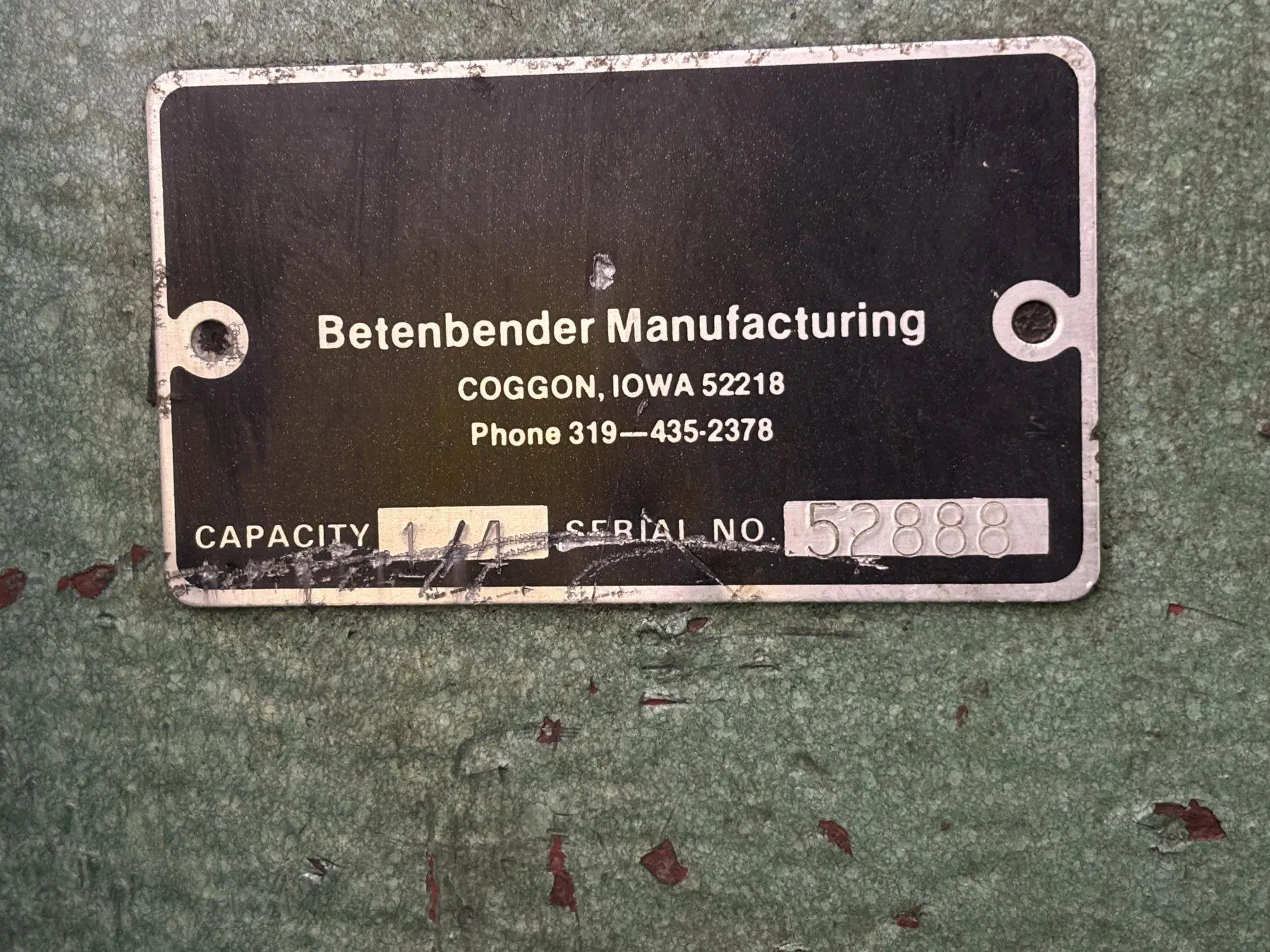 8' X 1/4" BETENBENDER HYDRAULIC POWER STEEL SQUARING SHEAR: STOCK #23332