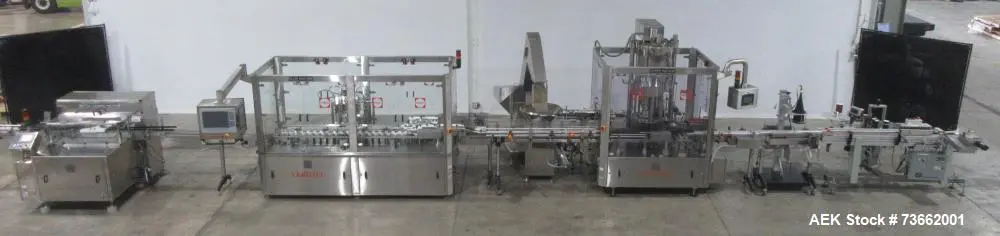 Used CAPMATIC VERIFILL Liquid & Paste Complete Packaging Lines Illinois US | Aaron Equipment #1130451