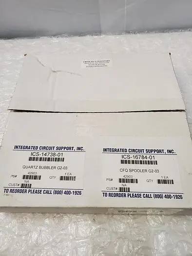 Used QUARTZ BUBBLER ICS 14728 Semiconductor Parts California US | Advanced Capital Equipment Sales #435686