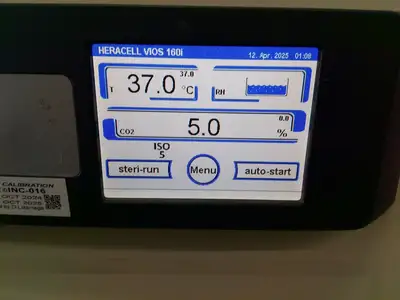 Thermo HERAcell Vios 160i Double Stack Copper Lined CO2 Incubators (2016)