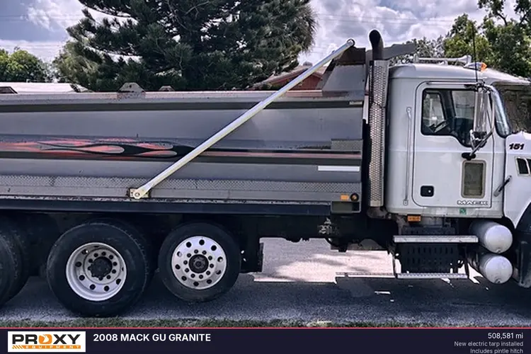 Used 2008 MACK GU GRANITE Dump trucks Florida US | Proxy Equipment #1377952