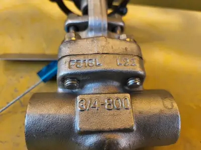 3/4" Class 800 Gate Valve API 602