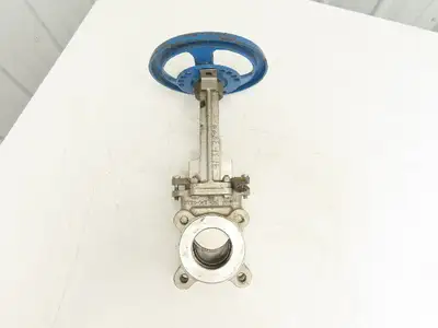 Velan L10-0320C-13BL 3" Stainless Knife Gate Valve Lug Style 316SS Rising Stem
