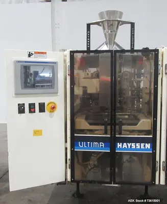 Used HAYSSEN ULTIMA 8-1 Net Weigh Filler Scale Vertical Form & Fill Illinois US | Aaron Equipment #760649