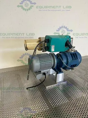USED VACUUBRAND MBS050BP 99 DIAPHRAGM VACUUM PUMP W/ ATB RBF0.25/2-7R MOTOR