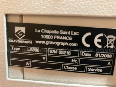 Used Gravograph LS800 Laser Markers Delaware US | United Machine Co. #1557915