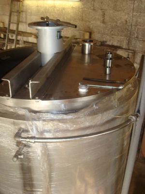 1,700 L S/S Electrically Heated Jacketed Cooker Tank