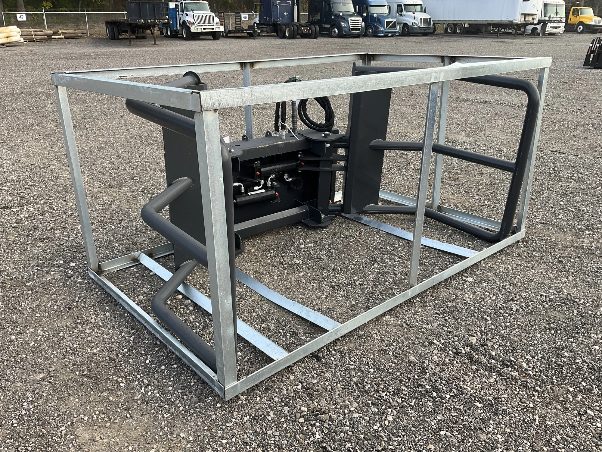 Used WOLVERINE BSH-12-75D SKID STEER BALE SQUEEZE HYDRAULIC ADJUSTABLE Bale Grabbers Michigan US | Miedema Asset Management Group #1579510