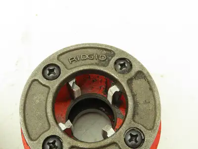 Ridgid 12-R Die Heads With Dies 5 Piece Set For Manuel Ratchet Threader