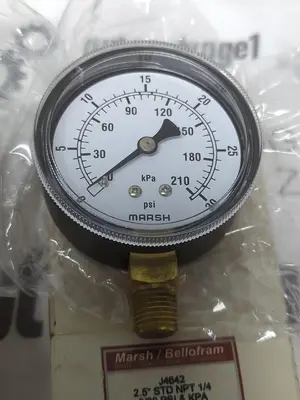 New | in-Stock MARSH/BELLOFRAM J4642 Universal Pressure Meters | Surplus Asset Holdings #1219106