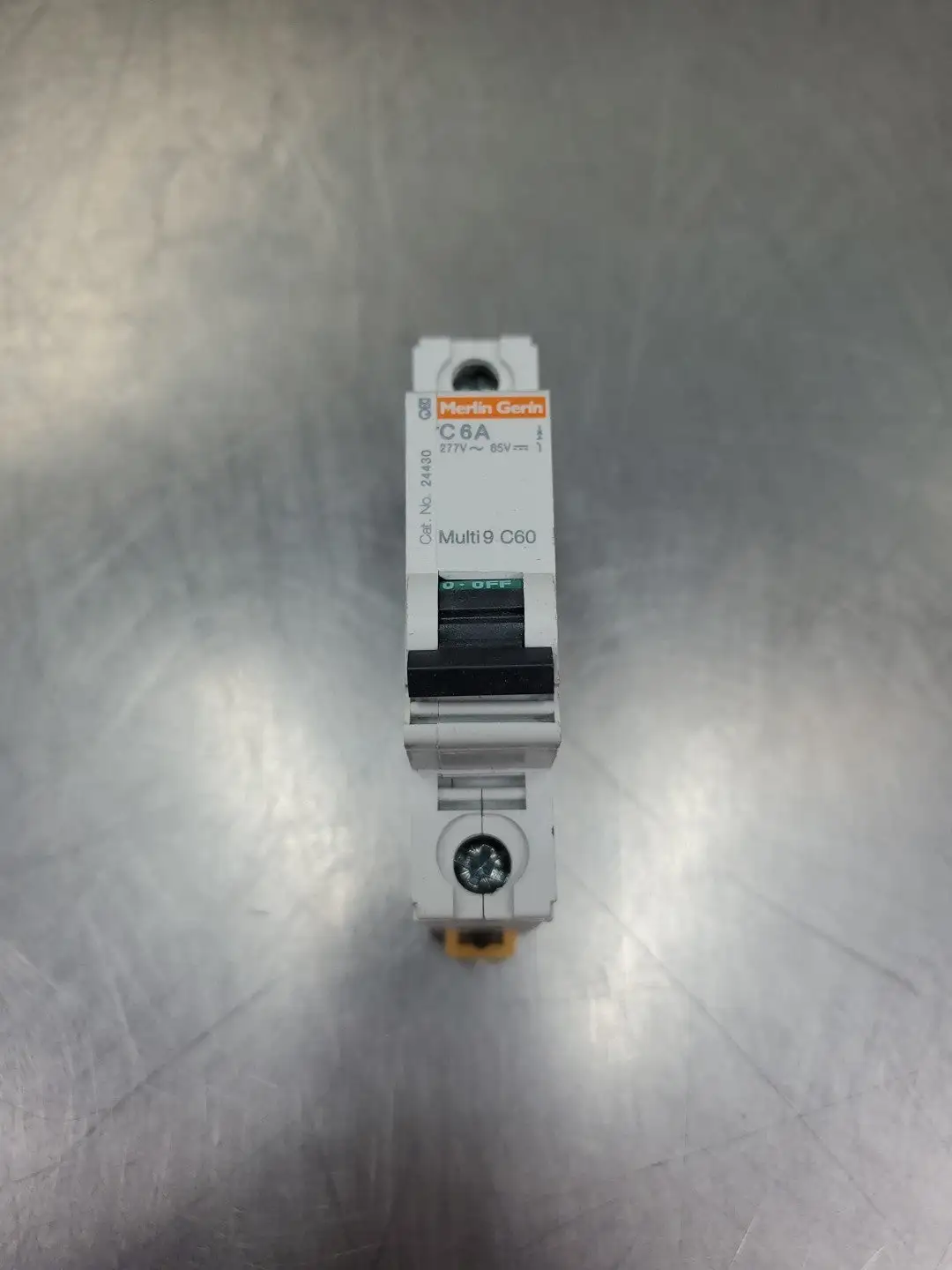 USED Merlin Gerin C6A Multi9 C60 Circuit Breaker, 277VAC/65VDC, 6A (24430)