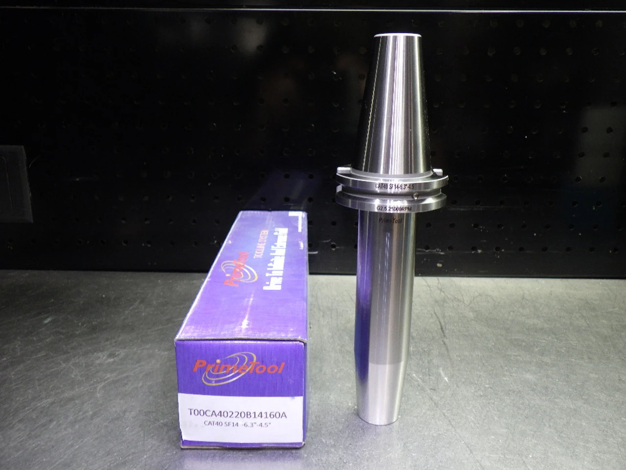 PrimeTool CAT40 14mm Shrink Fit Tool Holder 6.3" Pro T00CA40220B14160A (LOC2314)