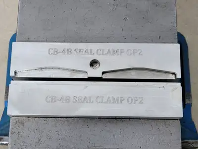 6" Milling Vise w/ CB-4B Seal Clamp OP2