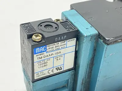 USED MAC VALVES SOLENOID VALVE 4-WAY