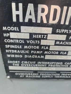 Used 1980 HARDINGE HLVEM Precision Lathes Ohio US | HGR 24 #1469408