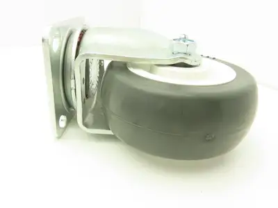 Payson 05200 Caster 5" Poly Wheel Greaseable Bearings 1 Swivel/1 Ridgid Lot of 2