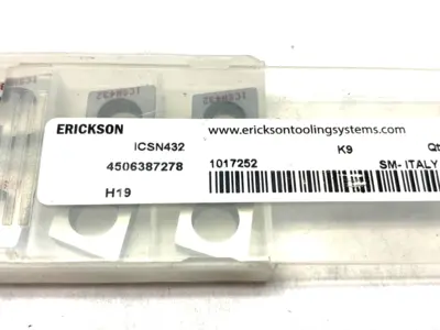 NEW ERICKSON INDEXABLE TURNING SHIM INSERT ICSN432