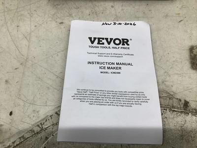 Used VEVOR ICM2366 Ice Machines Michigan US | Miedema Asset Management Group #1342039