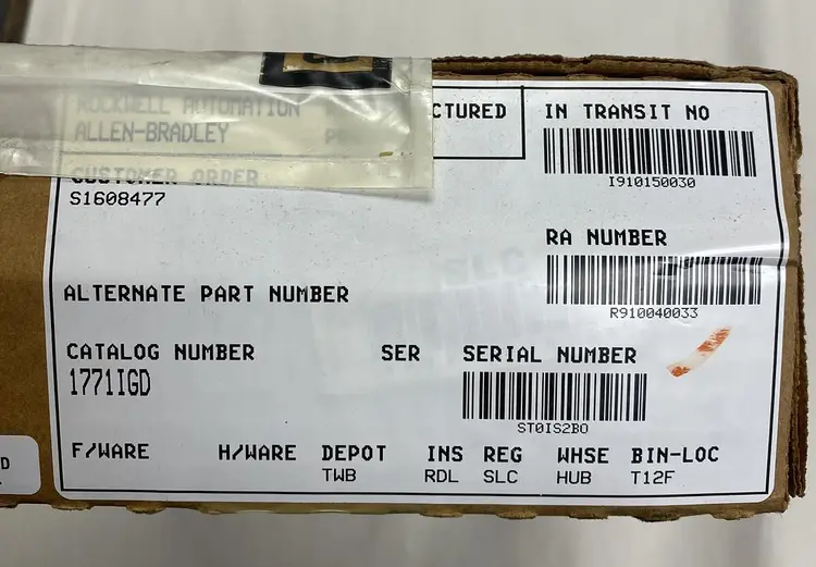 Used ALLEN-BRADLEY 1771IGD PLC Input & Output Ohio US | Surplus Asset Holdings #1233849