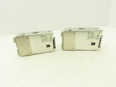 Omron S8JX-N10024CD Power Supply In 100-240VAC Out 24VDC 4.5A DIN Rail Lot of 2