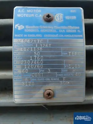 USED Asdor Limited 27"x 36' Asdor Vertical Screw Conveyor, S/S