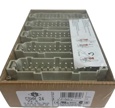NEW ILME CSHM-24 CONNECTOR INSERTS BOX OF 5 600V CSHM24