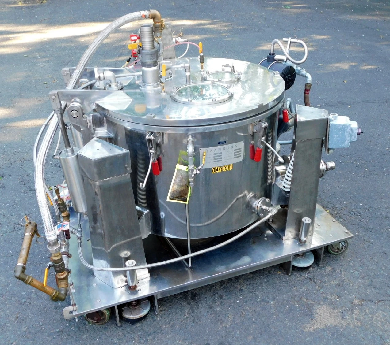 USED SANBORN BASKET CENTRIFUGE 30 X 16