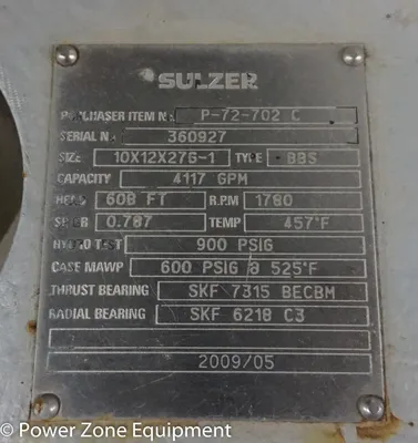NEW SULZER 10X12X27G