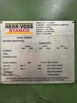 0.250" x 6' Herr Voss CTL Shear