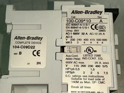 Used ALLENBRADLEY 104C09*10 PLC Contactors Ohio US | HGR 24 #1518481