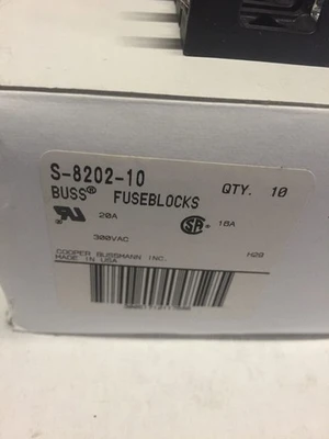 NEW BUSSMANN S-8202-10