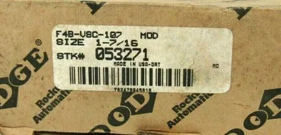 NEW DODGE F4B-V8C-107 FLANGE BEARING 053271 1-7/16" F4BV8C107