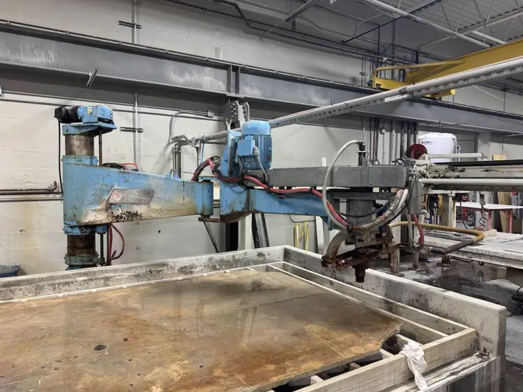 Used 2002 SAWING SYSTEMS RADIAL ARM POLISHING Polishing Machinery including Buffers Michigan US | All Used Stone Equipment #1568614