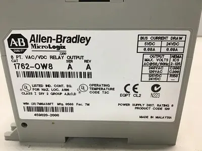 USED ALLEN BRADLEY 1762-OW8 SER A