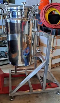 USED 2023 APTIA 35 GALLON STAINLESS STEEL REACTOR