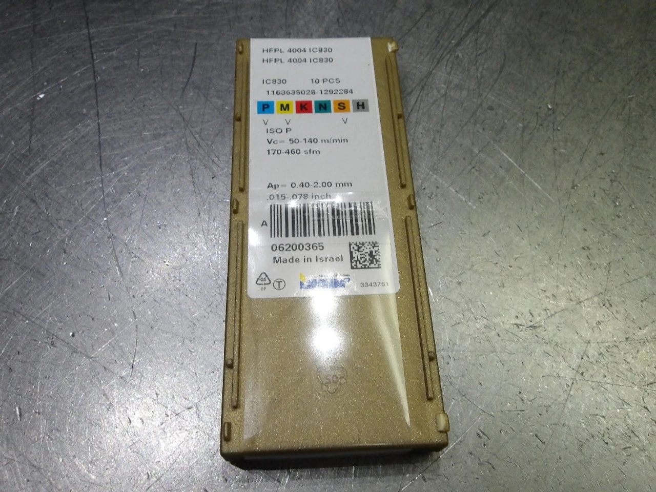 Iscar Carbide Grooving Inserts QTY10 HFPL 4004 IC830 (LOC3670)