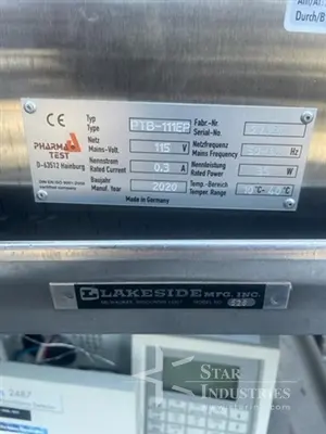 Used 2020 PHARMA PTB-111EP Hardness Testers California US | Star Industries #1255021