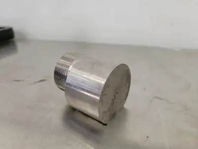 1" Female to 1.5" Male 90 Degree Elbow Hydraulic Adapter
