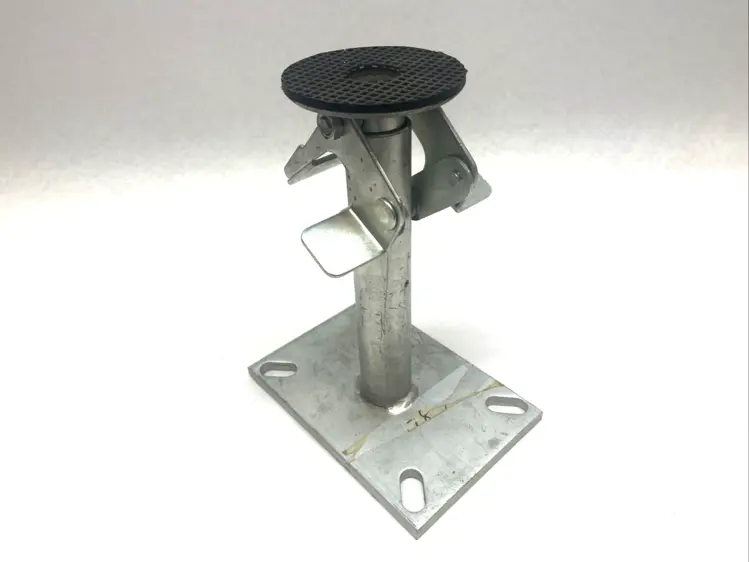 Used ALBION HEAVY DUTY FLOOR LOCK FOR 6" CASTERS 8" HEIGHT FOOT PEDAL Casters Michigan US | Maverick Industrial Sales #1091694