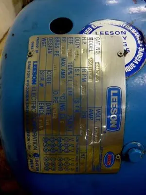 USED LEESON ELECTRIC CO C256T17FC3B