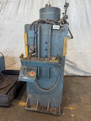16" X 1" FRANKLIN MANUFACTURING SHEAR/CUT OFF LINE. STOCK # 0665725