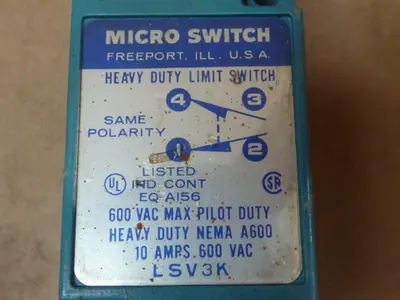 USED MICRO SWITCH LSV3K