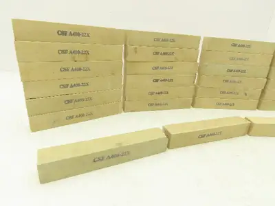 Norton CSF A400-22X Fine Crystalon Stone Sharpening/Finishing Lot of 35