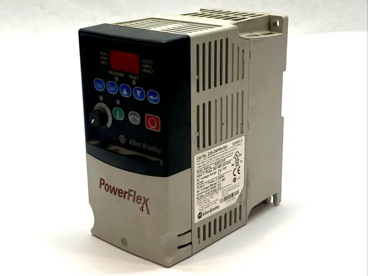 Used ALLEN BRADLEY POWERFLEX 4, 22A-D1P4N104 SER. A Variable Speed Drives Michigan US | Maverick Industrial Sales #1092577