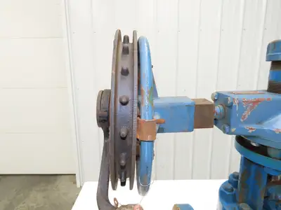 Atwood Morrill 3-Way Globe Valve 4" Flanged Limitorque Gear Operator Pull Chain