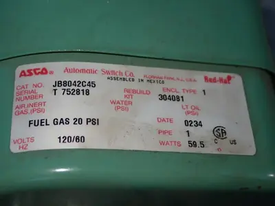 USED ASCO JB8042C45